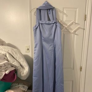 NWT Floor length periwinkle dress